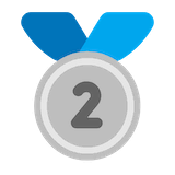 2nd-place-medal Emoji microsoft
