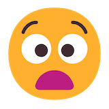 anguished-face Emoji microsoft