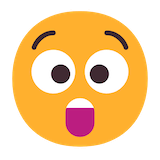 astonished-face Emoji microsoft