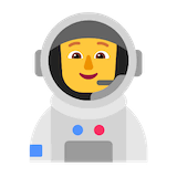 astronaut Emoji microsoft
