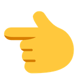 backhand-index-pointing-left Emoji microsoft