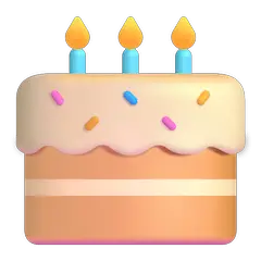 Birthday Cake Emoji on Windows