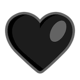 black-heart Emoji microsoft