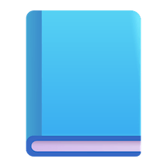 📘 Blaues Buch Emoji auf Windows