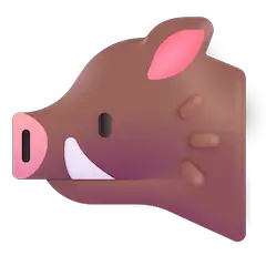 🐗 Wildschwein Emoji auf Windows