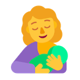 breast-feeding Emoji microsoft