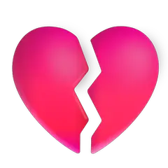💔 Gebrochenes Herz Emoji auf Windows
