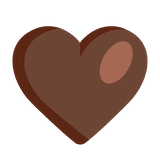 brown-heart Emoji microsoft