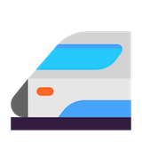 bullet-train Emoji microsoft