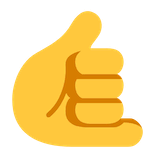 call-me-hand Emoji microsoft