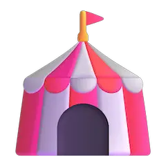 Circus Tent Emoji on Windows