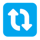 clockwise-vertical-arrows Emoji microsoft
