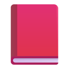 Livro escolar vermelho Emoji Windows