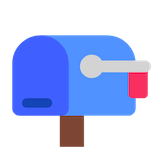 closed-mailbox-with-lowered-flag Emoji microsoft