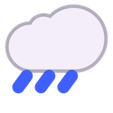 cloud-with-rain Emoji microsoft