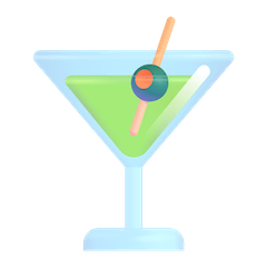 Cocktail Glass Emoji on Windows