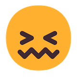 confounded-face Emoji microsoft