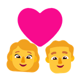 couple-with-heart-woman-man Emoji microsoft