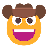 cowboy-hat-face Emoji microsoft