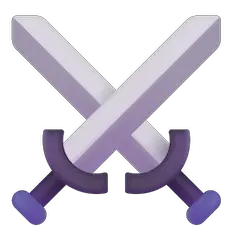 Espadas cruzadas Emoji Windows
