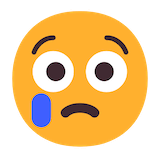 crying-face Emoji microsoft