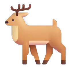 Deer Emoji on Windows