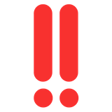 double-exclamation-mark Emoji microsoft