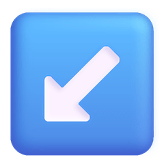 ↙️ Down-Left Arrow Emoji on Windows