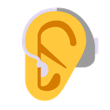 ear-with-hearing-aid Emoji microsoft
