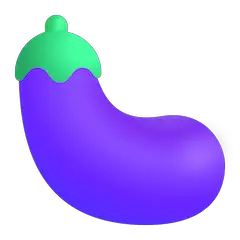 Eggplant Emoji on Windows