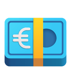 Euro Banknote Emoji on Windows