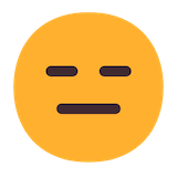expressionless-face Emoji microsoft