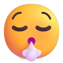 Rosto exalando on Microsoft