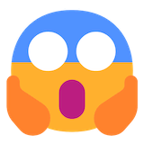 face-screaming-in-fear Emoji microsoft