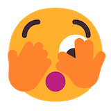 face-with-peeking-eye Emoji microsoft