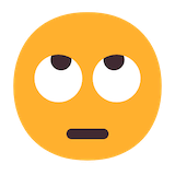 face-with-rolling-eyes Emoji microsoft