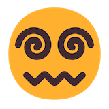 face-with-spiral-eyes Emoji microsoft