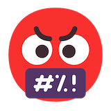 face-with-symbols-on-mouth Emoji microsoft