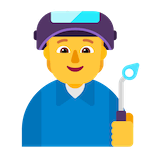 factory-worker Emoji microsoft