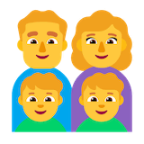 family-man-woman-boy-boy Emoji microsoft