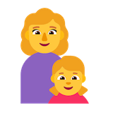 family-woman-girl Emoji microsoft