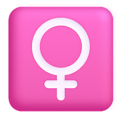 ♀️ Signo femenino Emoji en Windows