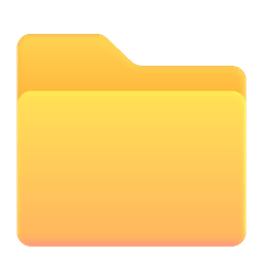 File Folder Emoji on Windows