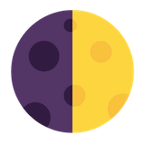 first-quarter-moon Emoji microsoft