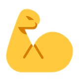 flexed-biceps Emoji microsoft