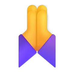 Zusammengepresste Hände Emoji Windows