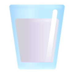 Glass of Milk Emoji on Windows