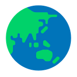 globe-showing-asia-australia Emoji microsoft