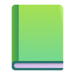 Libro di testo verde Emoji Windows