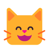 grinning-cat-with-smiling-eyes Emoji microsoft